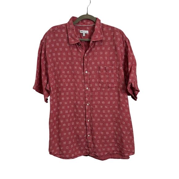 Peter Millar Seaside Men's Kiva Beach Linen Sport Shirt Men's Size XL - Picture 2 of 9
